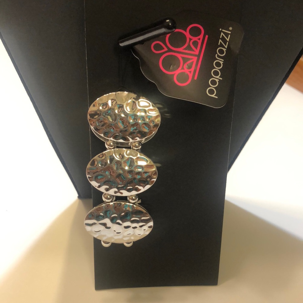 Radial Reflections Silver Bracelet